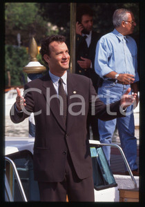 Fotografia d epoca originale Tom HANKS  FESTIVAL CINEMA VENEZIA 1995 35 mm vintage slide 16 1