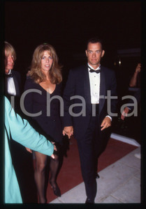 Fotografia d epoca originale Tom HANKS e Rita WILSON  FESTIVAL CINEMA CANNES 1995 ca 35 mm vintage slide 20 1