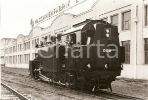 Fotografia d epoca originale 1975 ca MASCHINENFABRIK ESSLINGEN Locomotiva ME E 10 51 Foto 17x11 1