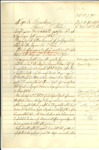 Documento originale, autentico 1865 ROBECCO D OGLIO Affrancazione di enfiteusi nobile Giulio Cesare VISCONTI 1