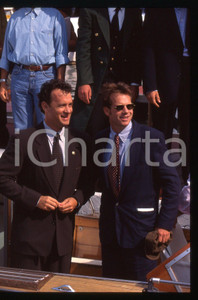 Fotografia d epoca originale Tom HANKS e Bill PAXTON  FESTIVAL CINEMA VENEZIA 1995 35 mm vintage slide 17 1