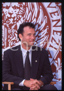 Fotografia d epoca originale Tom HANKS  FESTIVAL CINEMA VENEZIA 1995 35 mm vintage slide 31 1