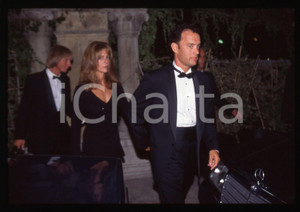 Fotografia d epoca originale Tom HANKS e Rita WILSON  FESTIVAL CINEMA CANNES 1995 ca 35 mm vintage slide 30 1