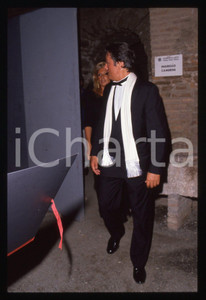 Fotografia d epoca originale Alain DELON  TEATRO GRECO TAORMINA 1989 35 mm vintage slide 8 1