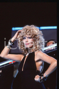 Fotografia d epoca originale Amanda LEAR Ritratto dell artista 1980 ca  35 mm vintage slide 14 1