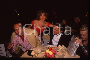 Fotografia d epoca originale Alain DELON Pippo BAUDO Giulietta MASINA  CINEMA 1990 ca 35 mm vintage slide 2 1