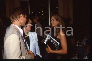 Fotografia d epoca originale Candice BERGEN Michael YORK  Cinema VENEZIA 1987 35mm vintage slide 3 1