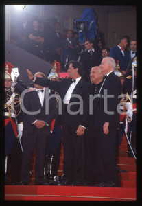 Fotografia d epoca originale Sylvester STALLONE  FESTIVAL CINEMA CANNES 1990 ca 35 mm vintage slide 8 1