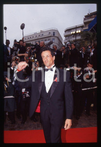 Fotografia d epoca originale Sylvester STALLONE  FESTIVAL CINEMA CANNES 1997 35 mm vintage slide 3 1
