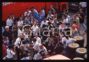 Fotografia d epoca originale Sylvester STALLONE  FORMULA 1 GP MONZA 1997 35 mm vintage slide 8 1