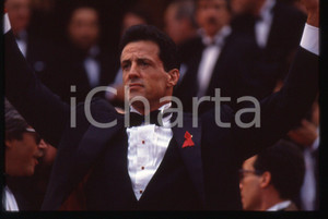 Fotografia d epoca originale Sylvester STALLONE  FESTIVAL CINEMA CANNES 1993 35 mm vintage slide 3 1