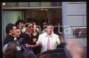 Fotografia d epoca originale Sylvester STALLONE Elton JOHN Andrea WIESER  MILANO 1994 35 mm vintage slide 8 1