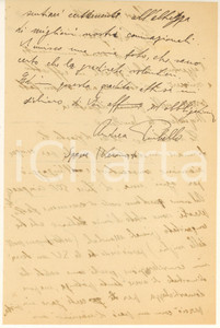 Autografo originale 1940 CICLISMO Andrea PIUBELLO Unico italiano con primati mondiali AUTOGRAFO 1