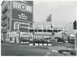 Fotografia d epoca originale 1975 MILANO Viale Certosa 228/ Piazzale ai Laghi  Benzinaio CLIPPER Foto 1 1