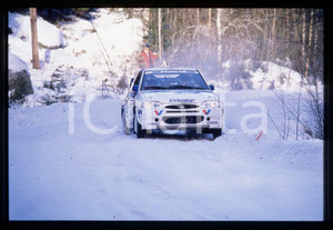 Fotografia d epoca originale FORD ESCORT WRC  WRC INTERNATIONAL SWEDISH RALLY 1998 35 mm vintage slide 2 1