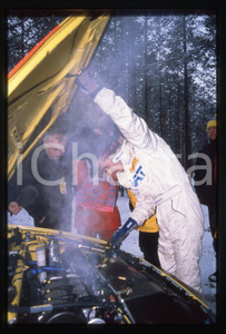 Fotografia d epoca originale SEAT IBIZA KIT CAR EVO2  WRC SWEDISH RALLY 1998 35 mm vintage slide 3 1