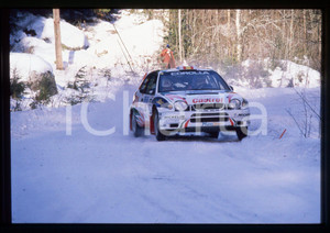 Fotografia d epoca originale TOYOTA COROLLA WRC  WRC SWEDISH RALLY 1998 35 mm vintage slide 10 1