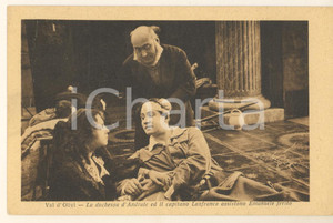 Cartolina originale da collezione 1916 CINEMA MUTO Val d olivi  Duchessa d Andrate  Emanuele ferito Cartolina 1