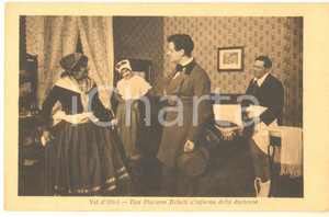 Cartolina originale da collezione 1916 CINEMA MUTO Val d olivi  Don Flaviano DELAITI  Cartolina 1