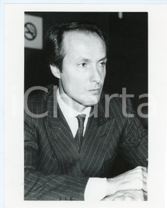 Fotografia d epoca originale 1985 ca ITALIA  COSTUME Jody VENDER a un convegno  Foto 20x25 cm 1 1