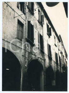 Fotografia d epoca originale 1970 ca PADOVA Portici e palazzo storico  Foto 17x23 cm 1