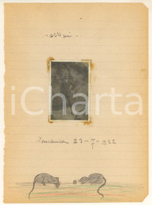 Fotografia d epoca originale 1922 BRESCIA ESCURSIONISMO UOEI  Giovanni Bignami  Fotografia 1