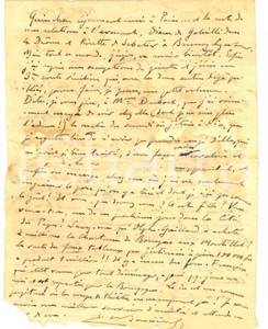 Autografo originale 1943 AVIGNON Léonce de JONCIERES pittore  Quiete per dipingere Autografo 1