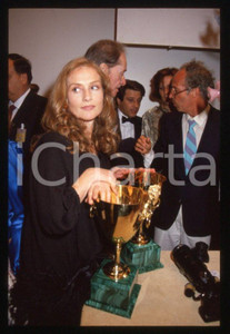 Fotografia d epoca originale 1988 Isabelle HUPPERT Mostra del cinema di VENEZIA 35 mm vintage slide 13 1