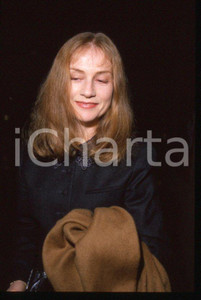 Fotografia d epoca originale 1990 ca Isabelle HUPPERT Ritratto attrice 35 mm vintage slide 1 1