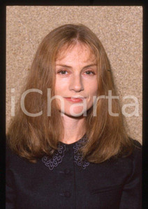 Fotografia d epoca originale 1990 ca Isabelle HUPPERT Ritratto attrice 35 mm vintage slide 2 1