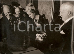 Fotografia d epoca originale 1960 MADRID Fabiola MORA Y ARAGON  Pergamena figlia prediletta della cittÃ  2 1