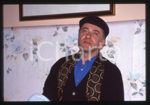 Fotografia d epoca originale 1995 ca Giorgio FALETTI Ritratto dell attore  35 mm vintage slide 28 1