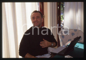 Fotografia d epoca originale 1995 ca Giorgio FALETTI Ritratto dell attore  35 mm vintage slide 36 1