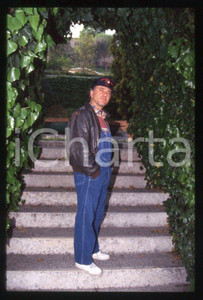 Fotografia d epoca originale 1995 ca Giorgio FALETTI Ritratto dell attore  35 mm vintage slide 46 1