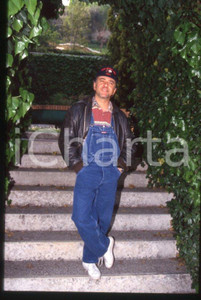 Fotografia d epoca originale 1995 ca Giorgio FALETTI Ritratto dell attore  35 mm vintage slide 59 1