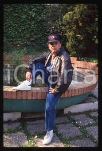 Fotografia d epoca originale 1995 ca Giorgio FALETTI Ritratto dell attore  35 mm vintage slide 58 1