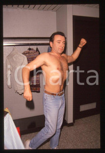 Fotografia d epoca originale 1995 ca Giorgio FALETTI Ritratto dell attore  35 mm vintage slide 72 1