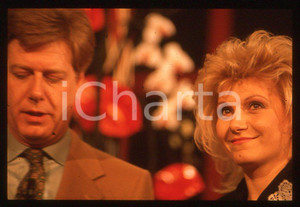 Fotografia d epoca originale 1990 ca Gilda GIULIANI Claudio LIPPI  35 mm vintage slide 1 1