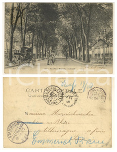 1906 SAIGON / HO CHI MINH (VIETNAM) Rue Paul-Blanchy *ANIMATED Postcard Cartolina postale, originale d'epoca, viaggiata. GOOD/buono  Formato: 14x9 cm originale e autentica 1