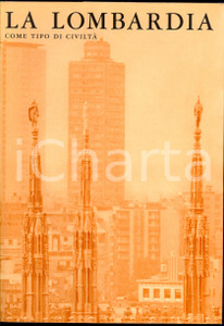 1961 ITALIA '61 - CRL Lombardia come tipo di civiltà - Mostra delle regioni Pubblicazione con cofanetto in cartoncino.A cura di "Arti Grafiche Amilcare Pizzi" - Milano.PAGINE: 691  FAIR/discreto piccoli tagli al dorso Formato: 22x31 cm originale e autentica 1