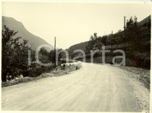 Fotografia d epoca originale 1932 BERGAMO Strada Statale n.42 del TONALE e della MENDOLA Foto artistica 1