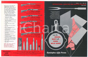 1962 REMINGTON DUPONT PETERS International shooting and hunting bulletin Ricettario illustrato d'epoca.TITOLO: International shooting and hunting bulletin - Special EditionVolume 18 - No.2PAGINE: 11 FAIR/discreto Lievi smussature agli angoli della copertina Formato: 21x28 cm originale e autentica 1