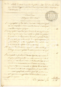 1832 NAPOLI Lavori muratore Giovanni COPPOLA Case della chiesa S. M. del Rimedio Raro e interessante documento manoscritto, originale d'epoca, che documenta i lavori svolti da un muratore agli edifici della chiesa di Santa Maria del Rimedio al Molo Grande di Napoli (successivamente abbattuta, ricostruita e ora non più adibita al culto).PAGINE: 8 (2 bianche) FAIR/discreto lievi piegature d'epoca Formato: 20x30 cm originale e autentica 1