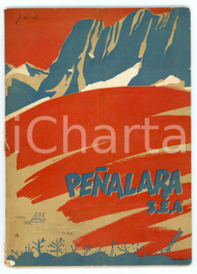 1935 PEÑALARA Num. 235 Año XXIII - Revista ilustrada de alpinismo Rivista illustrata d'epoca. Con mappa allegata. PAGINE: 33 VERY POOR/gravemente danneggiato Piegatura centrale d'epoca, strappo e abrasioni al margine sinistro della copertina, strappi in prossimità delle graffette a pag. 1, bruniture in quarta di copertina, piccoli strappi in copertina Formato: 17x24  cm originale e autentica 1