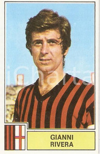 Oggetto da collezione cartaceo PANINI - CALCIATORI stagione 1971 - 1972 Figurina Gianni RIVERA *Serie A MILAN 1