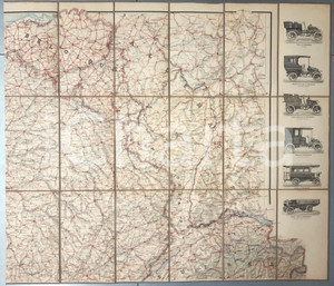 1910 ca Confine FRANCIA-GERMANIA - Nord-Est *Mappa automobilistica su tela 70x80 Mappa pieghevole originale d'epoca, montata su tela.EDITORE: Dion Bouton - Paris GOOD/buono  Formato: 70x80 cm originale e autentica 1 1910 ca Confine FRANCIA-GERMANIA - Nord-Est *Mappa automobilistica su tela 70x80 Mappa pieghevole originale d'epoca, montata su tela.EDITORE: Dion Bouton - Paris GOOD/buono  Formato: 70x80 cm originale e autentica 1