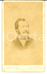 Fotografia d epoca originale 1860 ca TORINO Barone Giovanni CANTONO DI CEVA diplomatico Foto SCHEMBOCHE 1