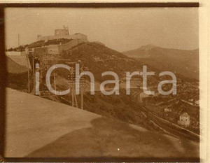 Fotografia d epoca originale 1925 ca GENOVA  Veduta Forte CASTELLACCIO  Fotografia 11x9 cm 1