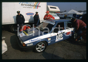 Fotografia d epoca originale Emanuele BERGAMO su ALFA ROMEO 33 20° RALLY di MONZA 1997 35 mm vintage slide 2 1
