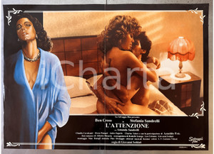 Materiale cinematografico d’epoca 1985 Giovanni SOLDATI L attenzione Ben CROSS Stefania SANDRELLI Fotobusta 1 1